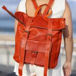 Moroccan handmade genuine leather traveller bag