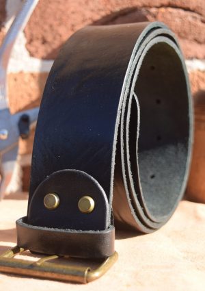Moorish 5cm wide leather belt