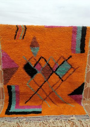 Azilal handwoven rug Burtoukal