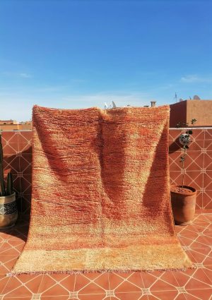 Moroccan Vintage Rug, Peachy Ocean
