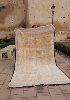 Authentic vintage Moroccan rug
