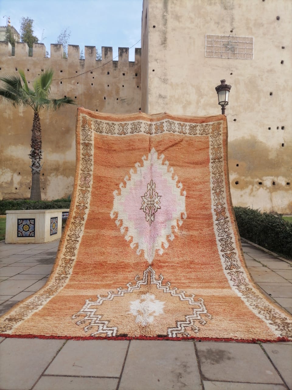 Vintage Moroccan Rug El Bahia