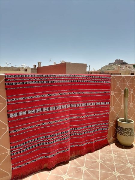 Moroccan handwoven wool rug-Oued Zem No.4