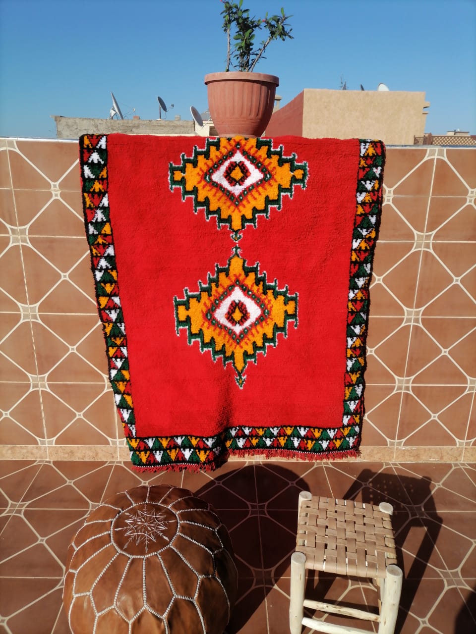 Moroccan Berber Handwoven Rug