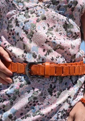 KOUTCHI Design Mozaique Orange Belt